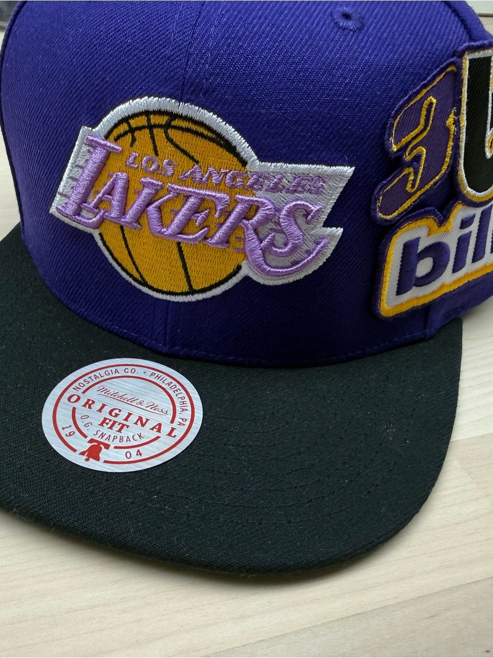 Mitchell & Ness Billie Eilish Los Angeles Lakers Hardwood Classics Snapback NWT